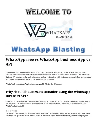 WhatsApp marketing services | WhatsApp Blasting