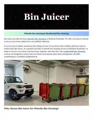 bin juicer bin juicer