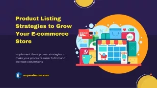 Ecommerce Product Listing Strategies to Increase Product Sales