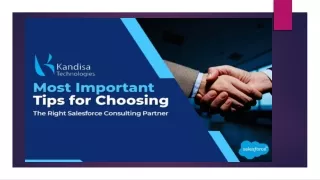 Most Important Tips For Choosing The Right Salesforce Consulting Partner
