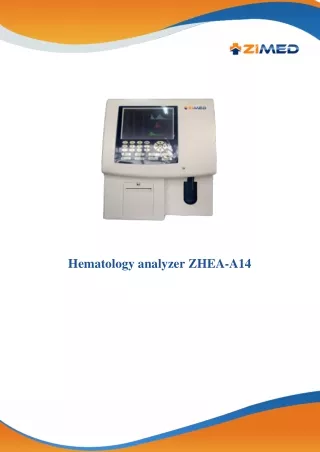 Hematology-analyzer-ZHEA-A14
