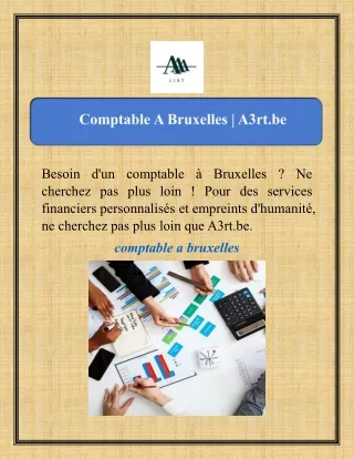 Comptable A Bruxelles | A3rt.be