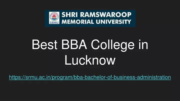 best bba college in lucknow