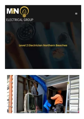 Level 2 Electrician Northern Beaches