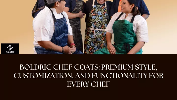 boldric chef coats premium style customization