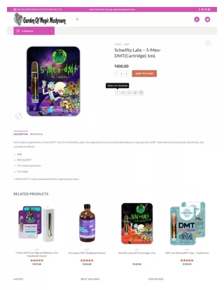 Schwifty Labs – 5-Meo-DMT(Cartridge) 1mL in USA - gardenofmagicmushroom.com