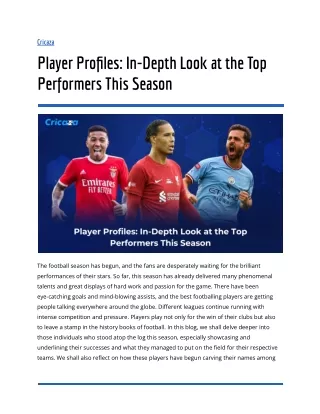 Player Profiles_ In-Depth Look at the Top Performers This Season