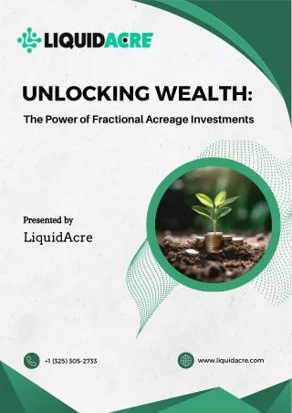 Unlocking Wealth The Power of Fractional Acreage Investments