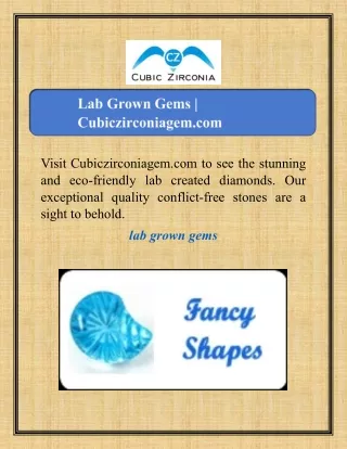 visit cubiczirconiagem com to see the stunning
