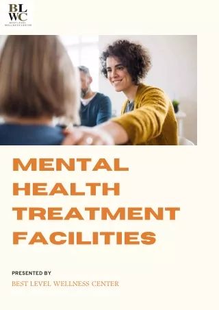 Trusted Mental Health Treatment Facility BLWCMD