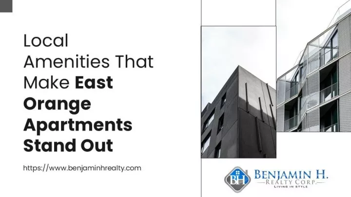 local amenities that make east orange apartments