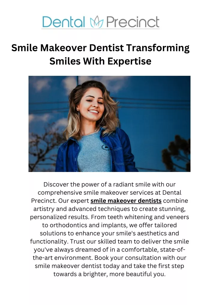 smile makeover dentist transforming smiles with