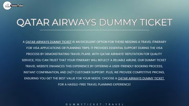 qatar airways dummy ticket qatar airways dummy