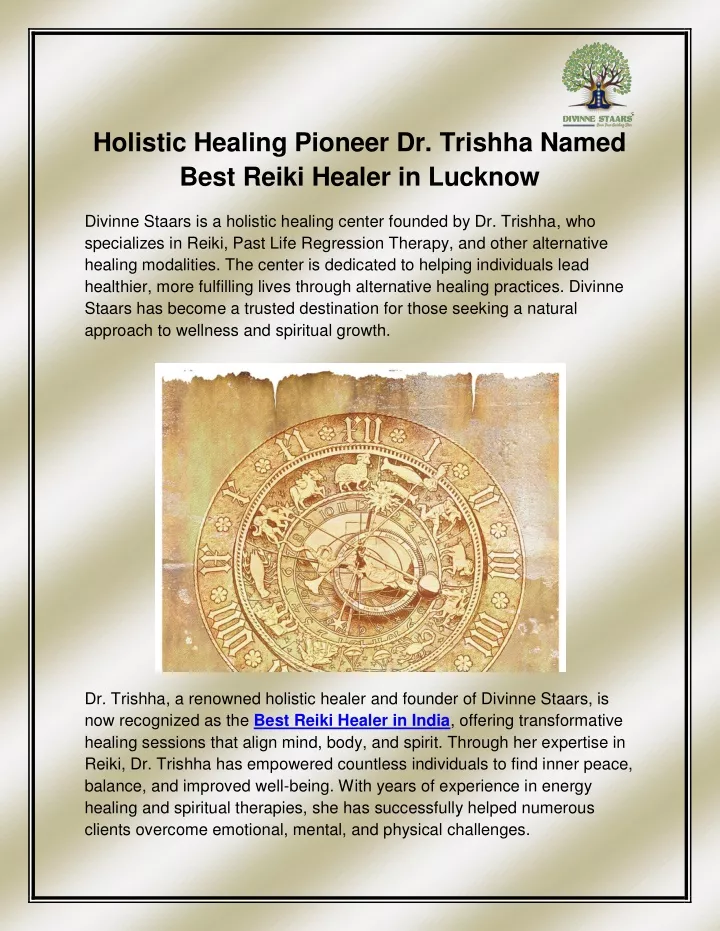 holistic healing pioneer dr trishha named best