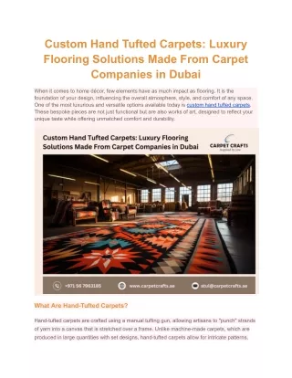 Custom Hand Tufted Carpets_ Luxury Flooring Solutions Made From Carpet Companies in Dubai (1)