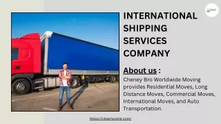International Shipping Services Company
