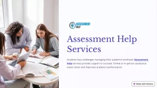 assessment help services