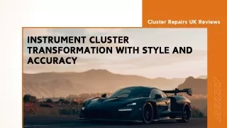cluster repairs uk reviews