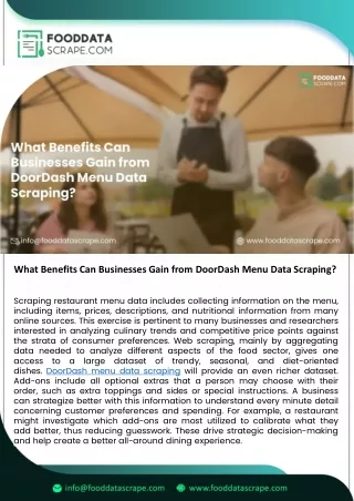 what benefits can businesses gain from doordash