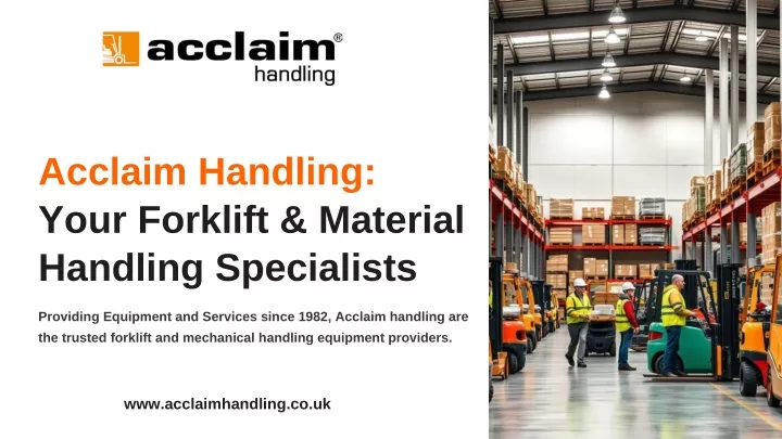 acclaim handling your forklift material handling