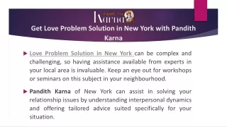 Love back expert in New York