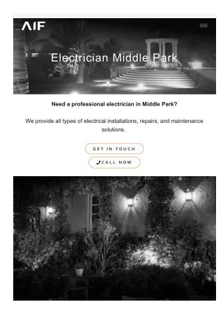 Electrician middle park