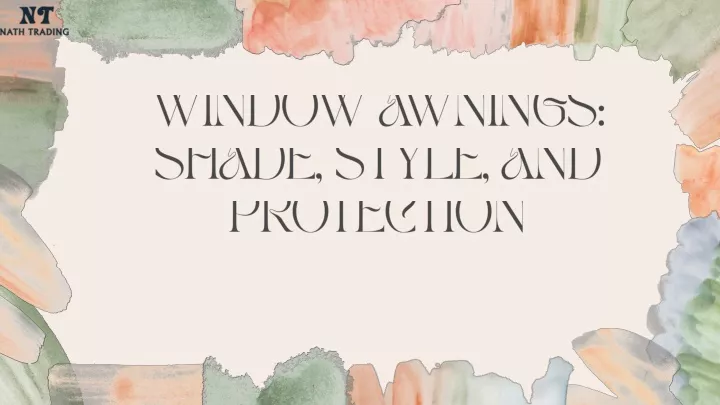 window awnings shade style and protection