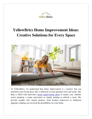 YellowBrics Home Improvement Ideas Creative Solutions for Every Space