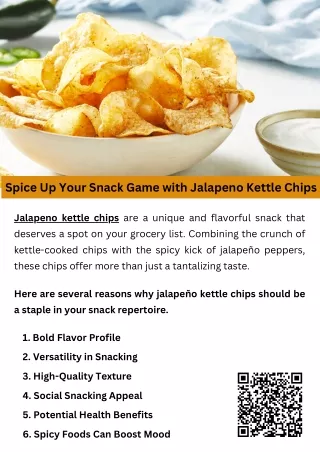 Spice Up Your Snack Game with Jalapeno Kettle Chips