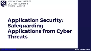 Application Security