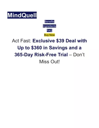 MindQuell _ Official Website Reviews _ #1 Brain Health Support