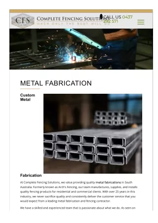 Steel Fabrication Adelaide