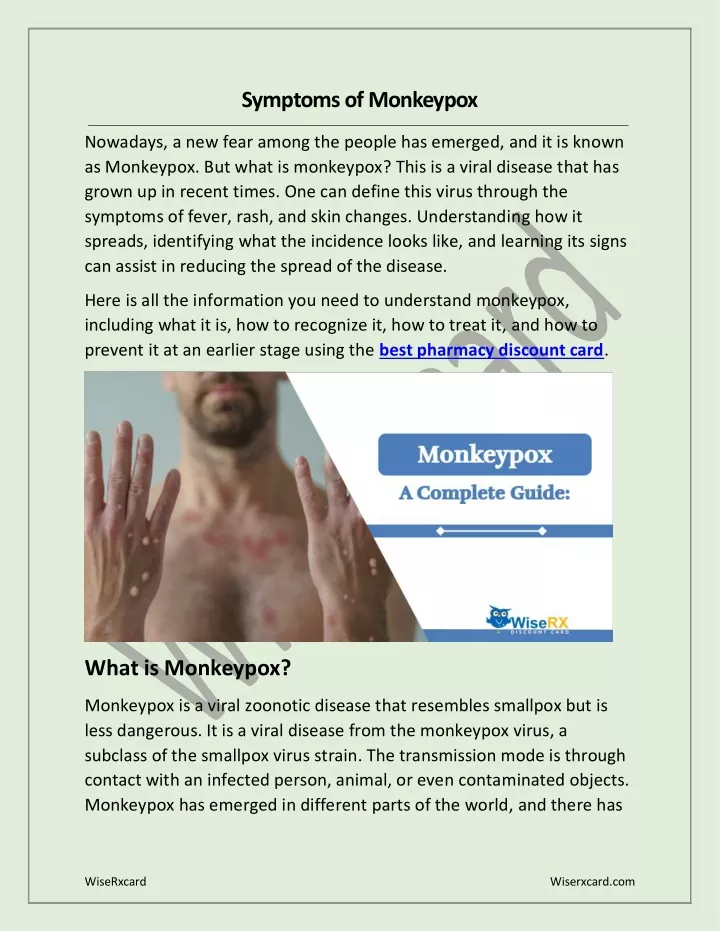 symptoms of monkeypox