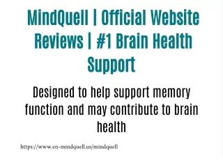 mindquell official website reviews 1 brain health