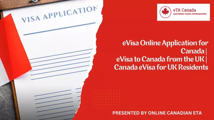 evisa online application for