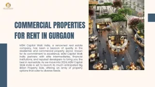 Commercial Properties for Rent in Gurgaon