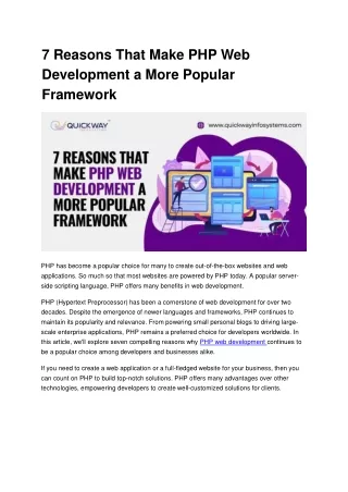 7-Reasons-That-Make-PHP-Web-Development-a-More-Popular-Framework