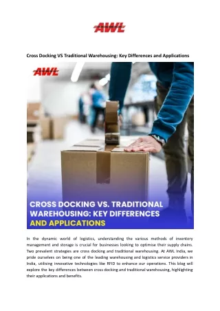 Cross Docking VS Traditional Warehousing_ Key Differences and Applications