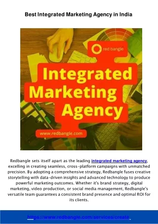 Best Marketing Agency in India