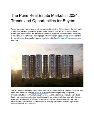 Kunal Group – Trusted Top Builders in Pune for Luxury Living