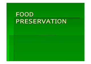 PPT-food preser