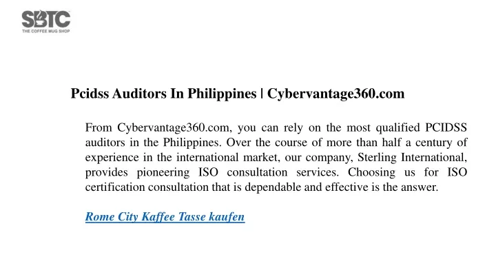 pcidss auditors in philippines cybervantage360 com