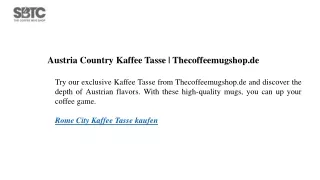 Austria Country Kaffee Tasse Thecoffeemugshop.de