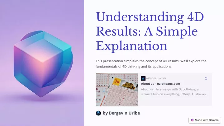 understanding 4d results a simple explanation