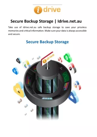 secure backup storage idrive net au