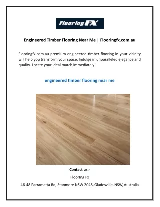 Engineered Timber Flooring Near Me Flooringfx.com