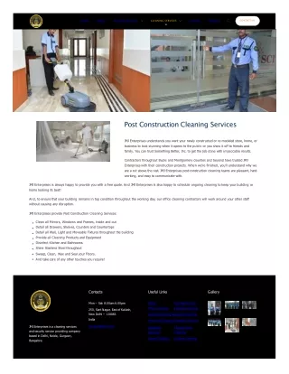 Post Construction Cleaning Services Company in Delhi