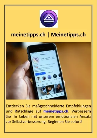 meinetipps.ch  Meinetipps.ch