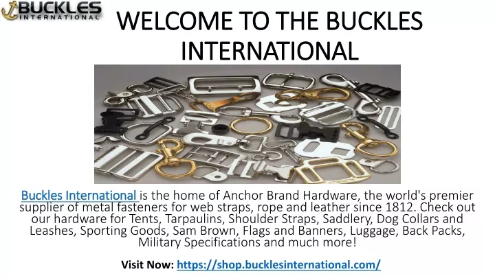 welcome to the buckles international