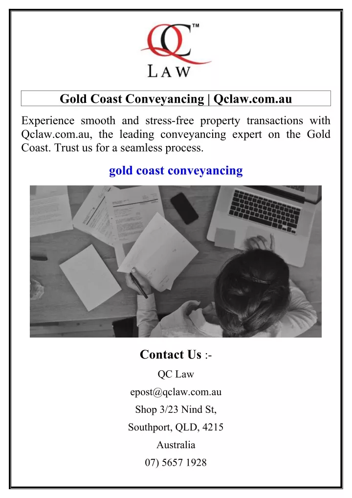 gold coast conveyancing qclaw com au